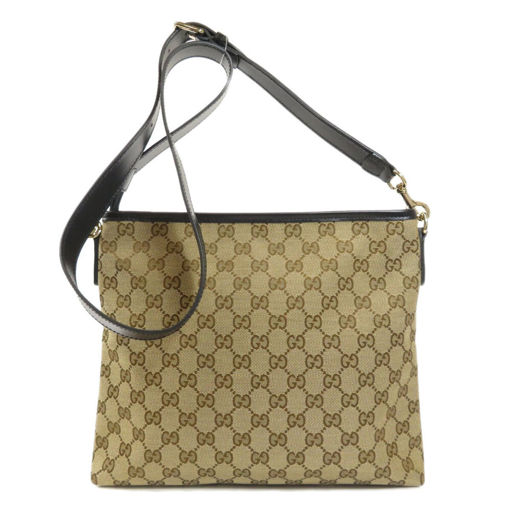 Gucci signature messenger GG canvas Supreme green web bag red stripe